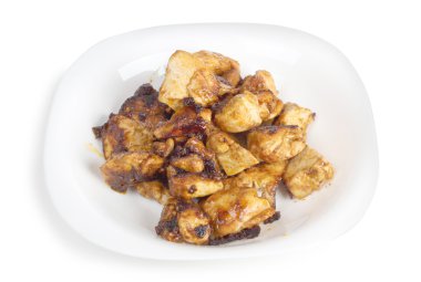 Barbekü plaka üzerinde