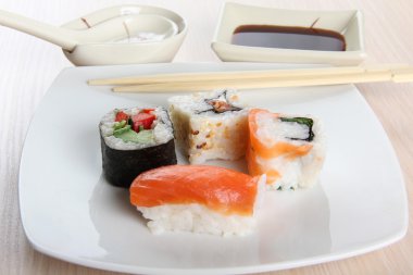 Japon rulo ve sushi