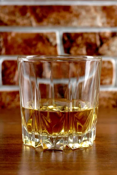 Whisky op baksteen — Stockfoto