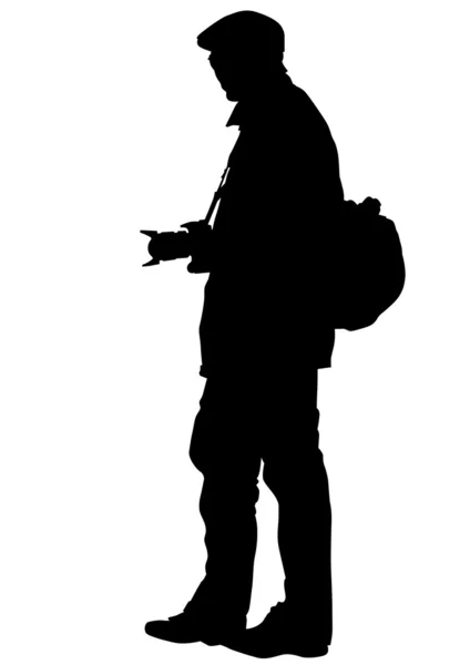 Journalist man — Stock Vector