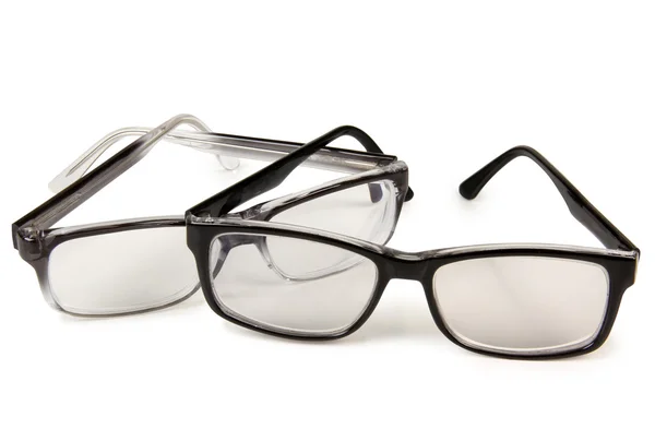 Two black glasses — Stock Photo, Image