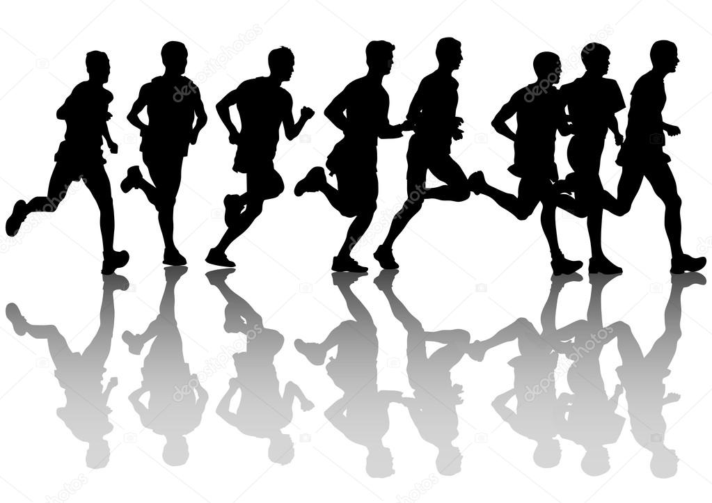 Run Man Stock Vector Grynold 44926503