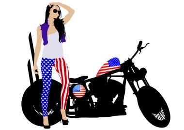 Güzellik Amerikan motorcu