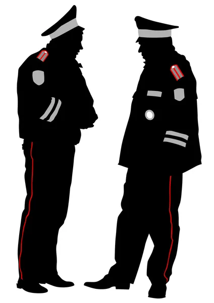 Oficial de Policía de Tráfico — Archivo Imágenes Vectoriales