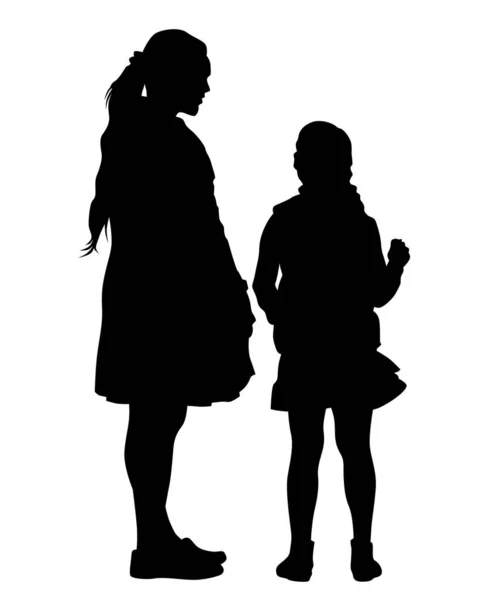 Gezinnen Met Kindje Witte Achtergrond — Stockvector