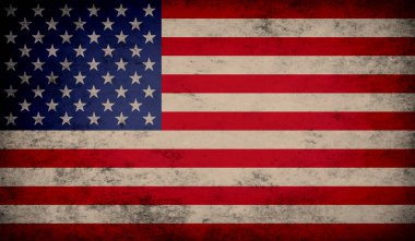 Amerikan bayrağı renk arkaplanı, ABD Bayrağı, Birleşik Devletler, Amerikan dili ve kültürü kavramı, grunge arkaplan 