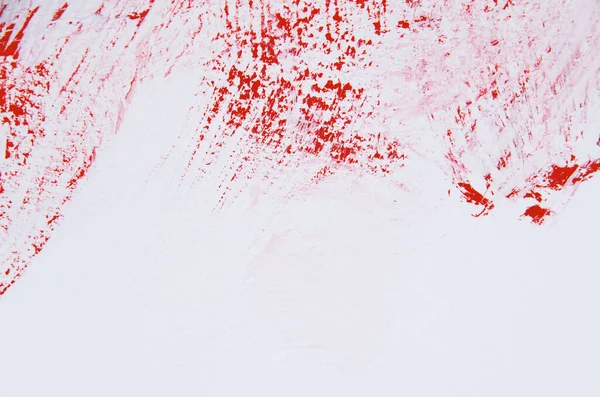 Red Watercolor White Background — Stock Photo, Image