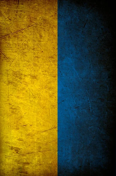 Grunge Abstracte Textuur Achtergrond Met Oekraïne Vlag Kleuren — Stockfoto