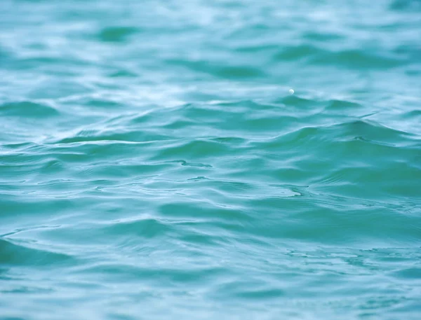Modrá Mořská Voda Pozadí Textura — Stock fotografie