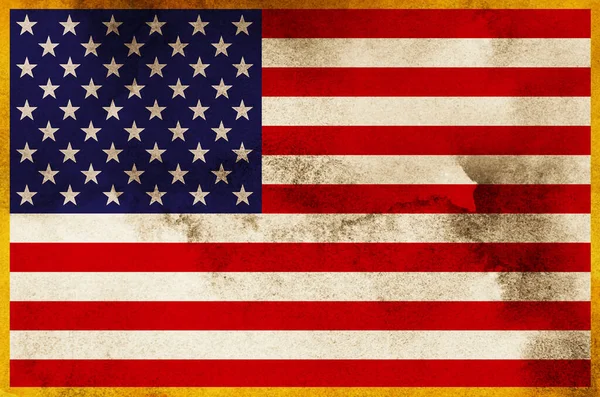 Grunge Usa Vlajka Textura Pozadí — Stock fotografie