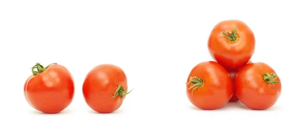 Tomate Isolado Sobre Fundo Branco — Fotografia de Stock