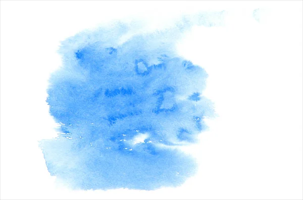 Abstrato Azul Aquarela Fundo — Fotografia de Stock