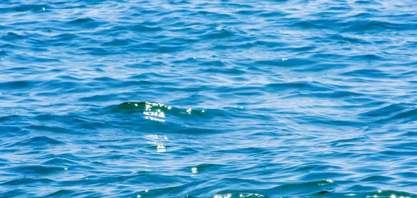 Blue Sea Water Background Texture — Stock Photo, Image