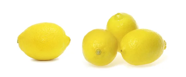 Lemons Isolated White Background — Stock Photo, Image