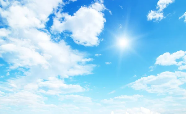 White Clouds Blue Sky — Stock Photo, Image