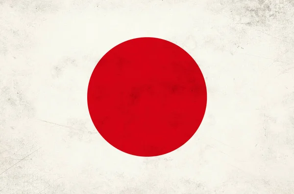 Japońska Flaga Kolorze Czerwonym Białym Czerwonym Kopiuj Przestrzeń Krajowa Koncepcja — Zdjęcie stockowe