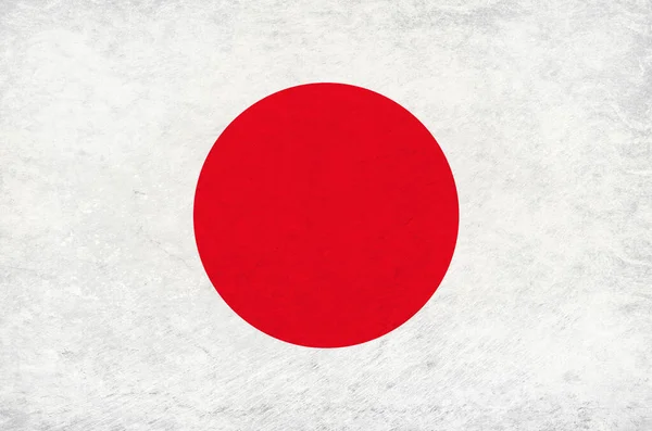 Bendera Jepang Berwarna Merah Putih Dan Merah Ruang Salin Konsep — Stok Foto