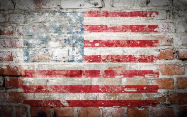 Grunge ABD bayrak arka planı