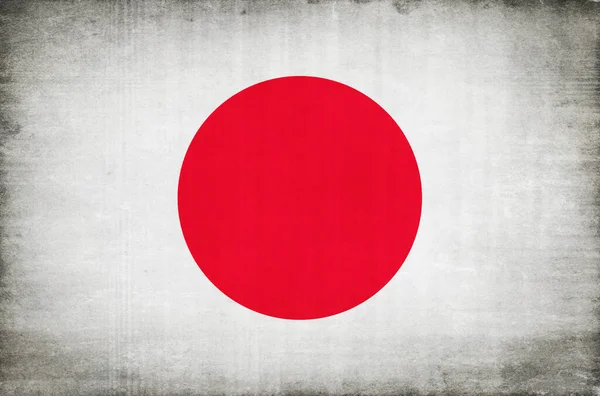 Japońska Flaga Kolorze Czerwonym Białym Czerwonym Kopiuj Przestrzeń Krajowa Koncepcja — Zdjęcie stockowe