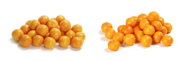 Mandarina Aislada Sobre Fondo Blanco — Foto de Stock