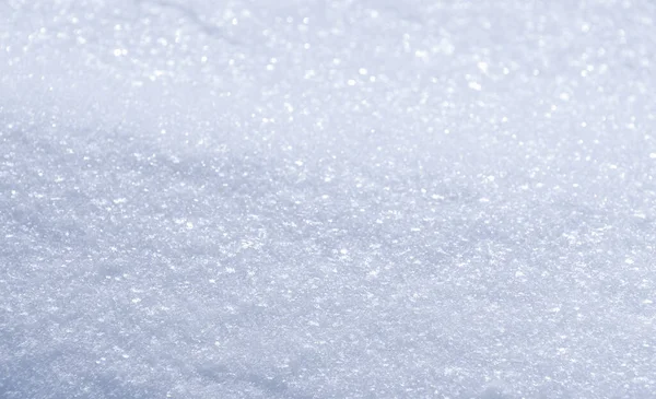 Pozadí Čerstvého Bílého Sněhu Zimní Sněhové Vločky Textura — Stock fotografie
