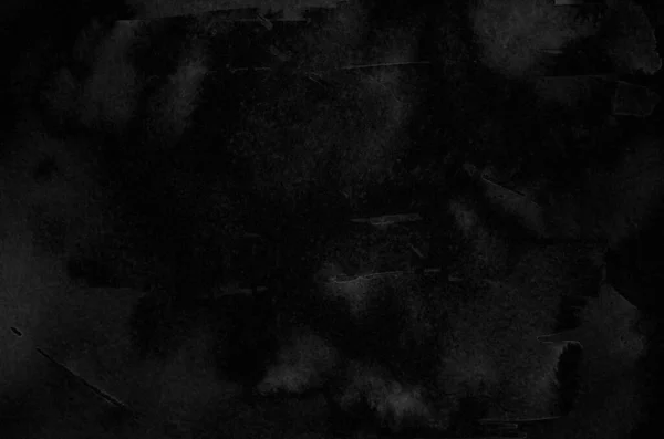 Abstraktes Schwarzes Aquarell Hintergrund Textur — Stockfoto