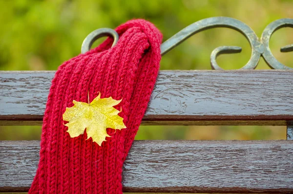 Scarf Bench Garden — Stock Photo, Image