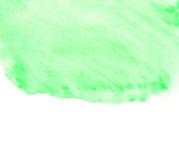 Абстрактная Зеленая Текстура Акварели — стоковое фото