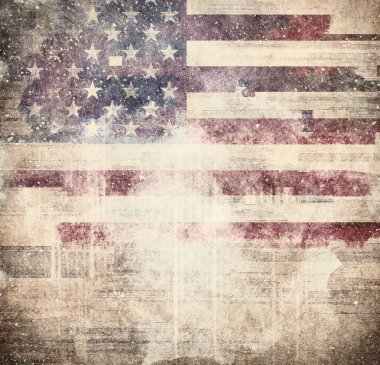 Amerikan bayrağı renk arkaplanı, ABD Bayrağı, Amerika Birleşik Devletleri, Amerikan dili ve kültür konsepti.