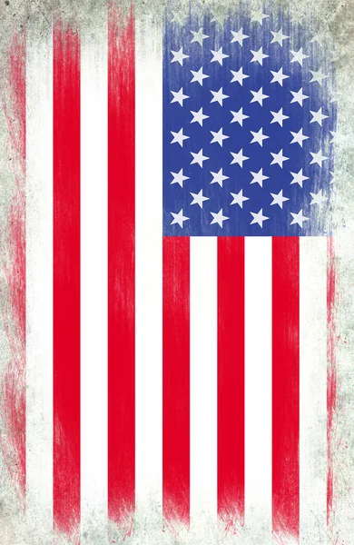 Grunge Flagga Usa — Stockfoto