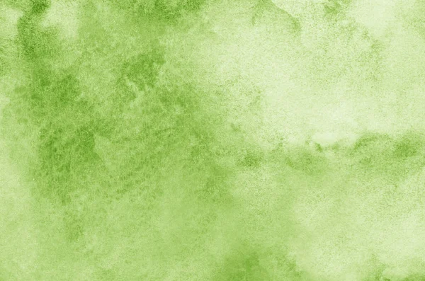 Abstrato Verde Aquarela Fundo Textura — Fotografia de Stock