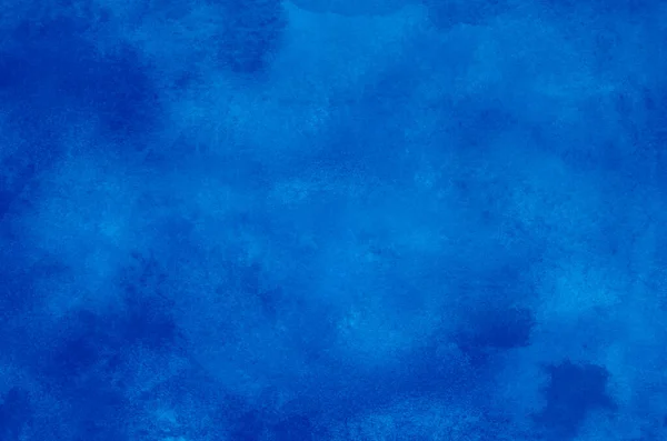 Absztrakt Kék Akvarell Háttér Textúra — Stock Fotó
