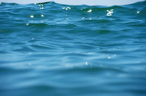 Světla Mořském Pozadí Vlny — Stock fotografie