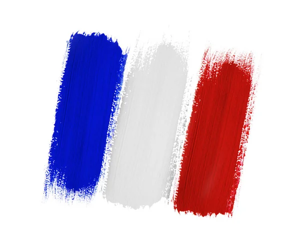 グランジのフランスの旗の背景 — ストック写真