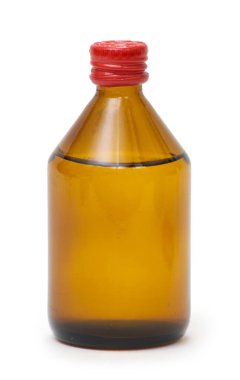 Tıp Şişeler üzerine beyaz izole