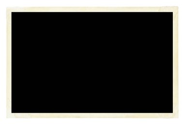 Beyaz arka planlar üzerinde izole fotoğraf çerçevesi kartı