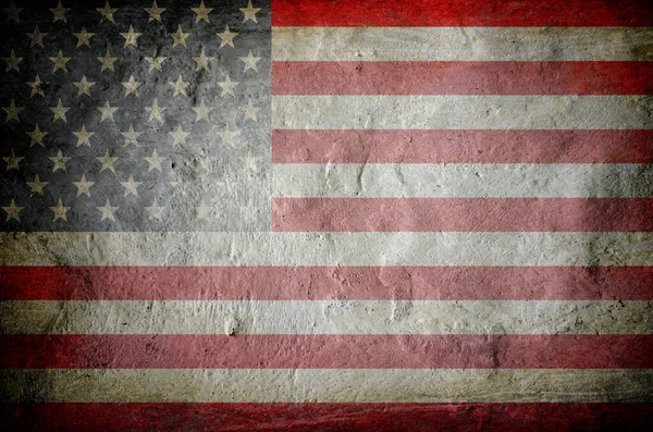 Grunge Usa Vlag Achtergrond Textuur — Stockfoto