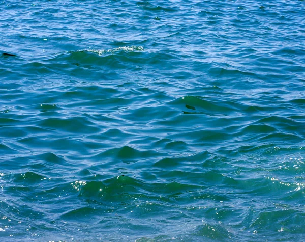 Blaues Meerwasser Hintergrund Textur — Stockfoto