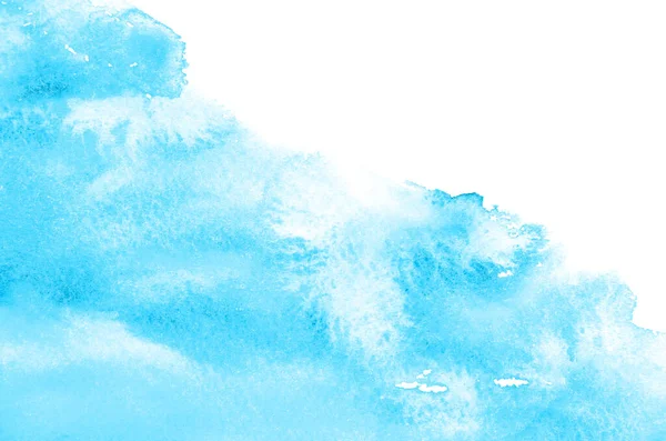 Abstrakte Blaue Aquarell Hintergrund — Stockfoto
