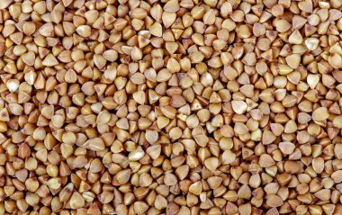 Karabuğday, kuru karabuğday arka planı. Karabuğday dokusu