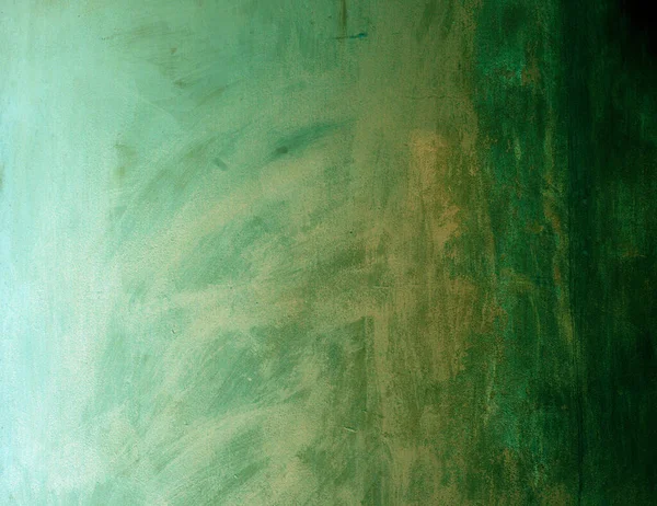 古い緑の壁の背景の質感 — ストック写真