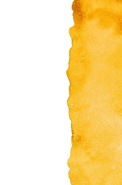 Żółty Akwarela Papierze — Zdjęcie stockowe