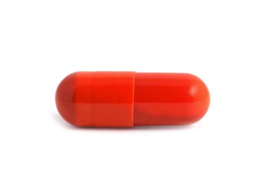 tıbbi kapsüller beyaz arkaplanda izole