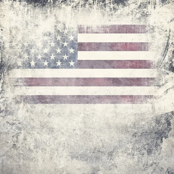 Bandeira Americana Cor Fundo Eua Bandeira Estados Unidos Idioma Americano — Fotografia de Stock