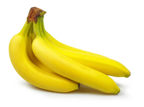 Bananes Isolées Sur Fond Blanc — Photo