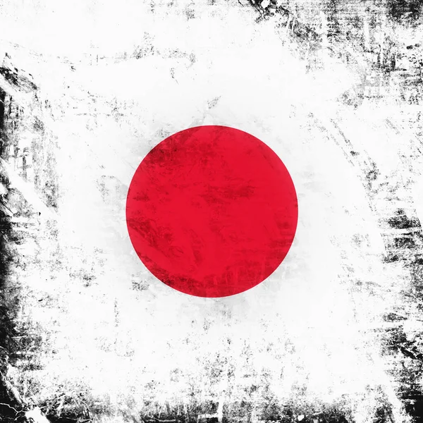 Japón Grunge Bandera Fondo Asiático País —  Fotos de Stock