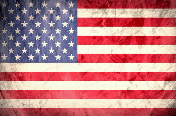Grunge Usa Flagga Bakgrund — Stockfoto