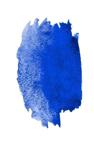 Kağıt Üzerinde Mavi Boya Konturları — Stok fotoğraf