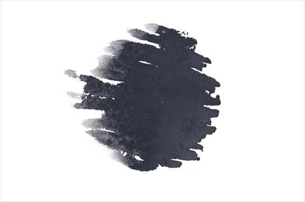 Black Paint Strokes Paper — стоковое фото