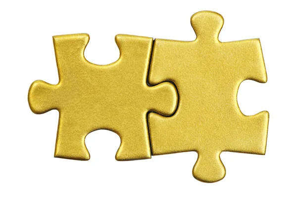 Puzzle Pieces White Background — Stock Photo, Image